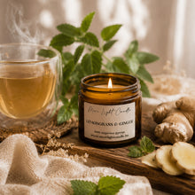 Kép betöltése a galériamegjelenítőbe: Lemongrass & Ginger — szójagyertya