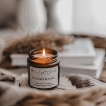 Kép betöltése a galériamegjelenítőbe: Sea Salt & Sage – szójagyertya