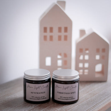 winter duo nutcracker és christmas spice illatgyertyák