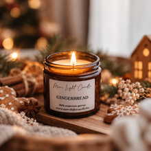 Kép betöltése a galériamegjelenítőbe: Gingerbread — szójagyertya
