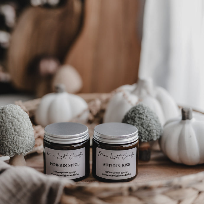 AUTUMN DUO box — Pumpkin Spice & Autumn Kiss, 2×120 ml, ámbra üveg ajándékdoboz