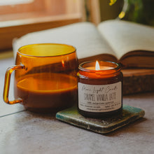 Kép betöltése a galériamegjelenítőbe: caramel vanilla latte kávés szójaviasz gyertya
