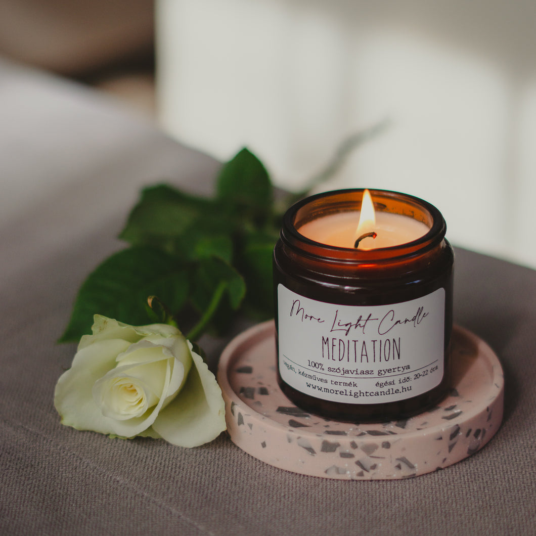 meditation nag champa illatgyertya szójaviasz gyertya