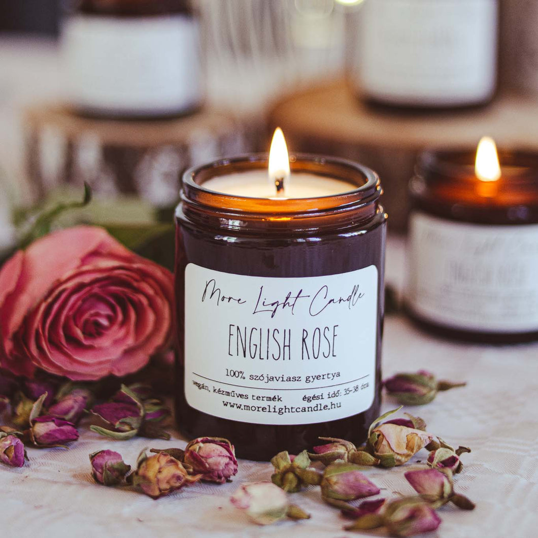english rose angol rózsa szójaviasz illatgyertya