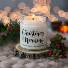 Kép betöltése a galériamegjelenítőbe: christmas morning szójagyertya
