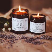 Kép betöltése a galériamegjelenítőbe: Lavender  - 100% natúr szójaviasz illatgyertya
