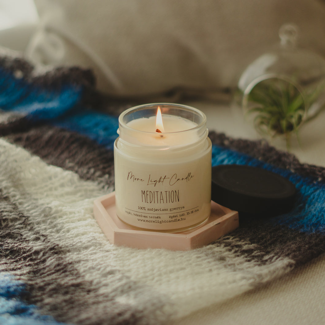 meditation nag champa illatgyertya szójaviasz gyertya