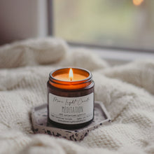 Kép betöltése a galériamegjelenítőbe: meditation nag champa illatgyertya szójaviasz gyertya
