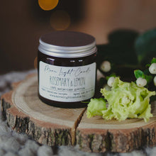 Kép betöltése a galériamegjelenítőbe: rosemary lemon szójagyertya

