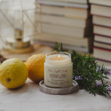 Kép betöltése a galériamegjelenítőbe: Rosemary &amp; Lemon - 100% natúr szójaviasz illatgyertya
