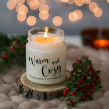 Kép betöltése a galériamegjelenítőbe: warm and cozy szójagyertya

