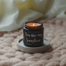 Kép betöltése a galériamegjelenítőbe: you are my sunshine feliratos szójagyertya more light candle
